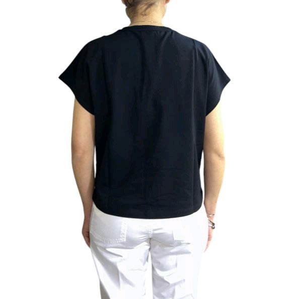 kocca t-shirt con strass e perline piata